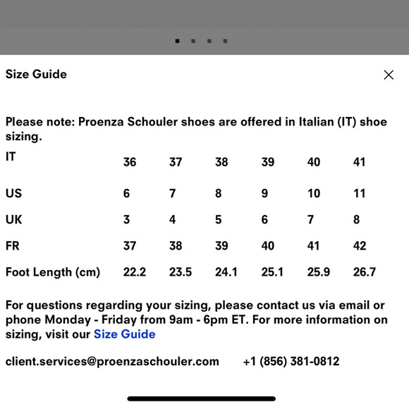 Proenza Schouler Shearling Lined Suede Lug Sole Ankle Boots Black IT 36.5 NWOB - Picture 11 of 11